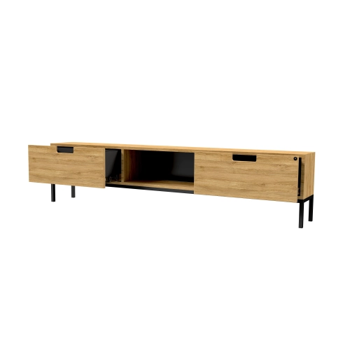 Szafka RTV-46 Drewno Lite Dąb Loft Lakier Rozmiary od 100 cm do 200 cm PREMIUM